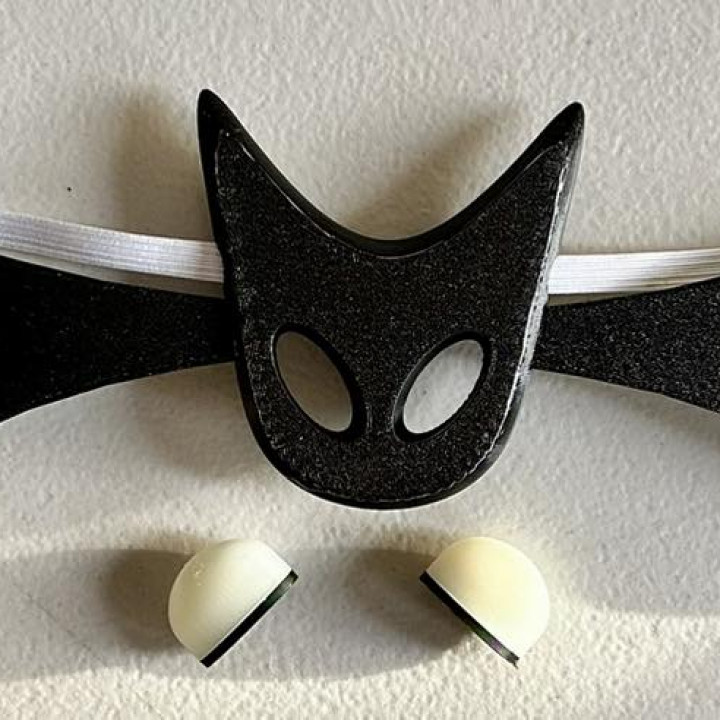 Improved Jack Skellington Bat Bow Tie