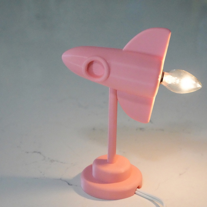 Rocket lamp image