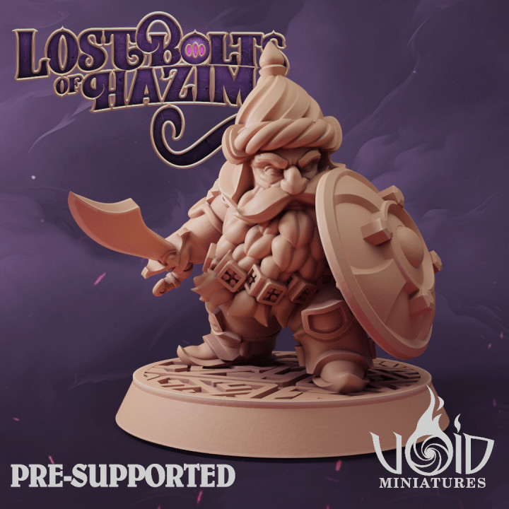 LBH Guard Dwarf Male 1 + Painting guide's Cover