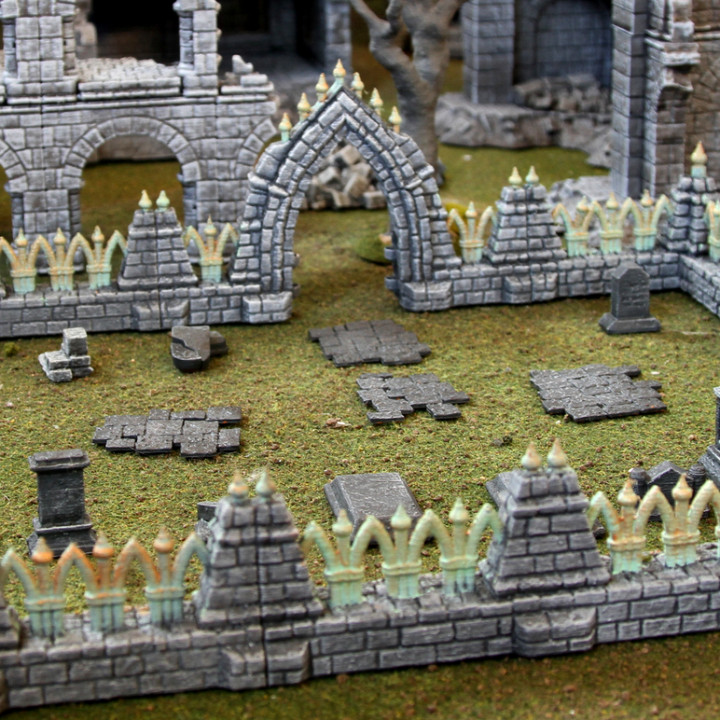 Ulvheim Statuen 28mm - 3D-gedrucktes Terrain Für Tabletop-Spiele (2 Stück)