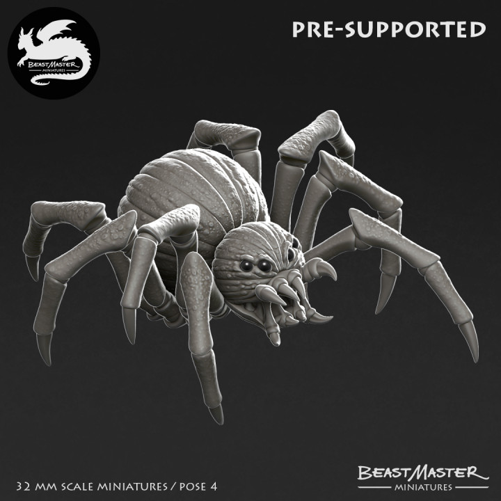 Pumpkin Spider Pack - Pre-supported - 5 models image