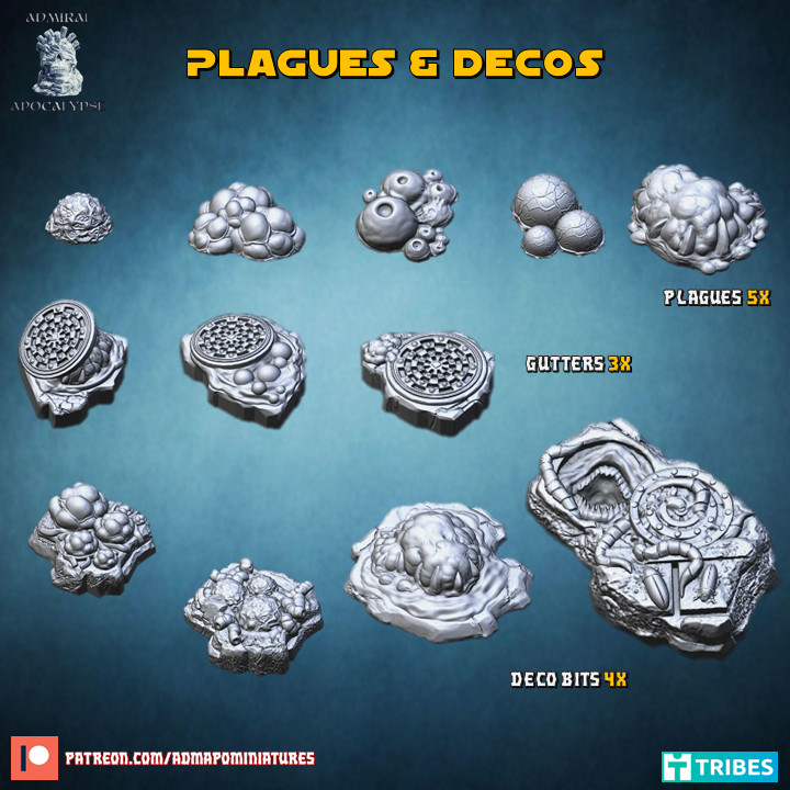Plagues and Decos (pre-supported) image