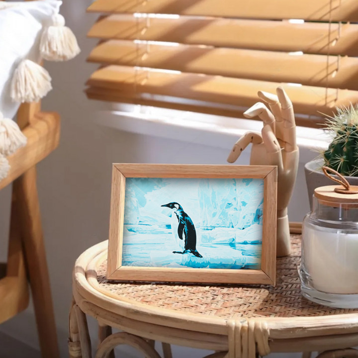 Penguin Oil Painting（Hueforge Painting） image