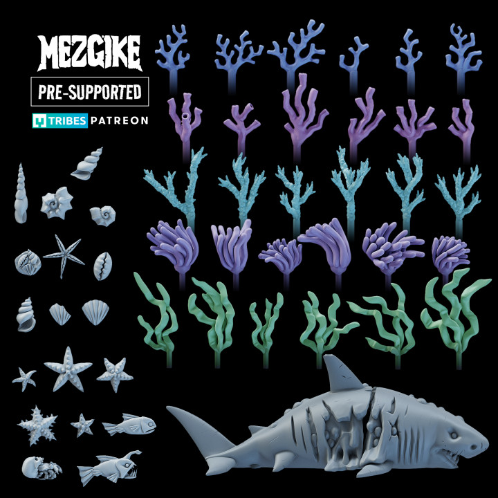 Corals and critters accessories pack A (pre-supported) image
