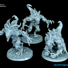 Picture of print of Demons - Void Stompers with 60mm Bases set