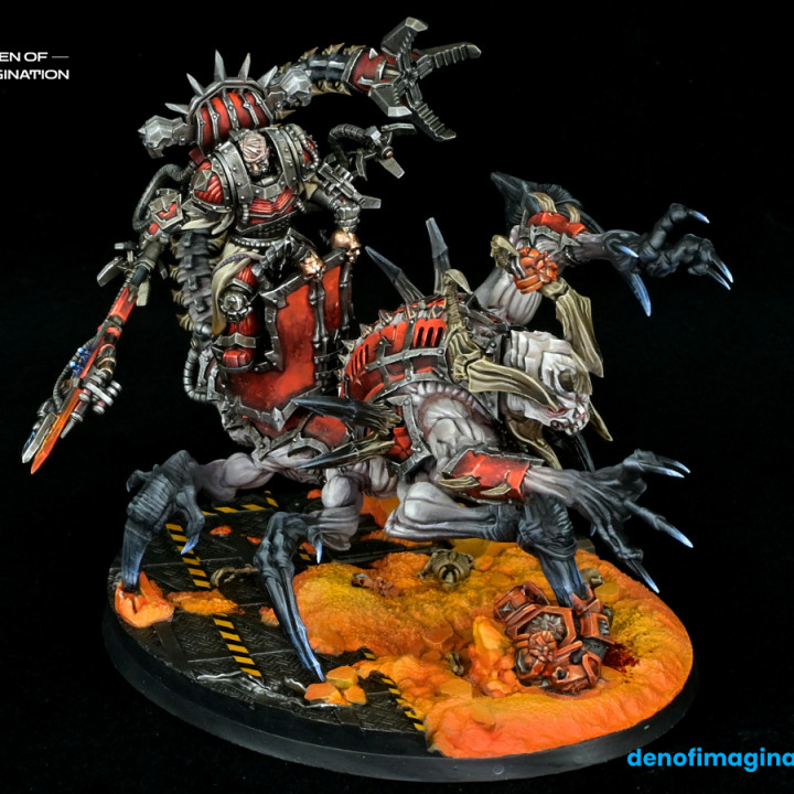 Chaos Arch-Lord Mounted with base - Void Blessed image