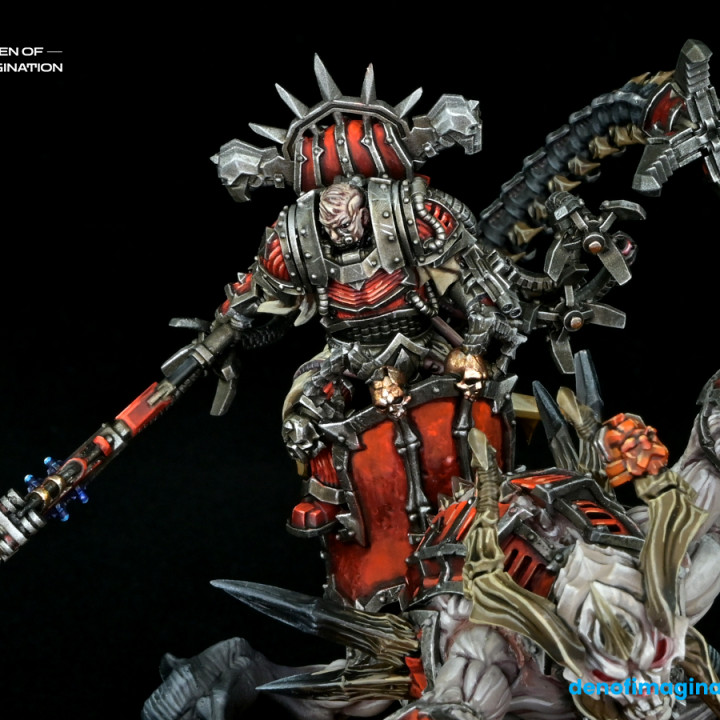 Chaos Arch-Lord Mounted with base - Void Blessed image