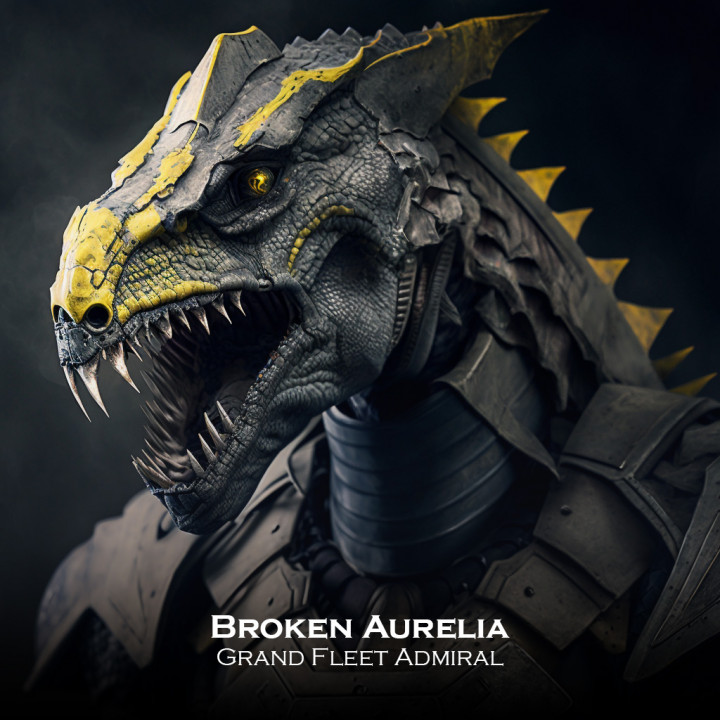 SCI-FI Ships Expansion Pack - Broken Aurelia - Presupported