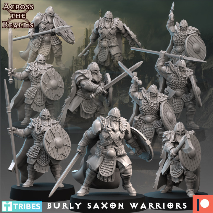 Burly Saxon Warriors image