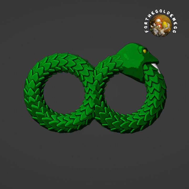 The infinite snake image