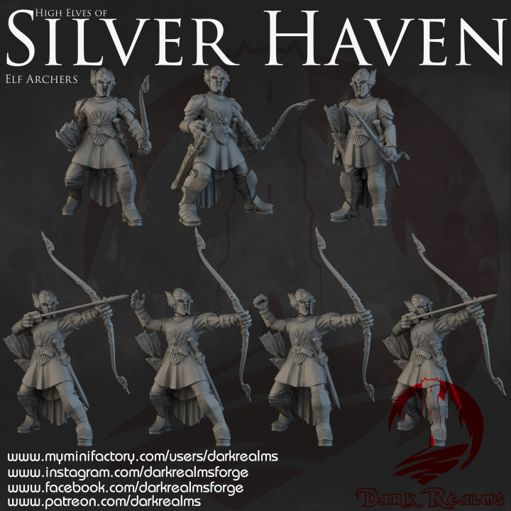 Dark Realms - Silver Haven - Elf Warriors