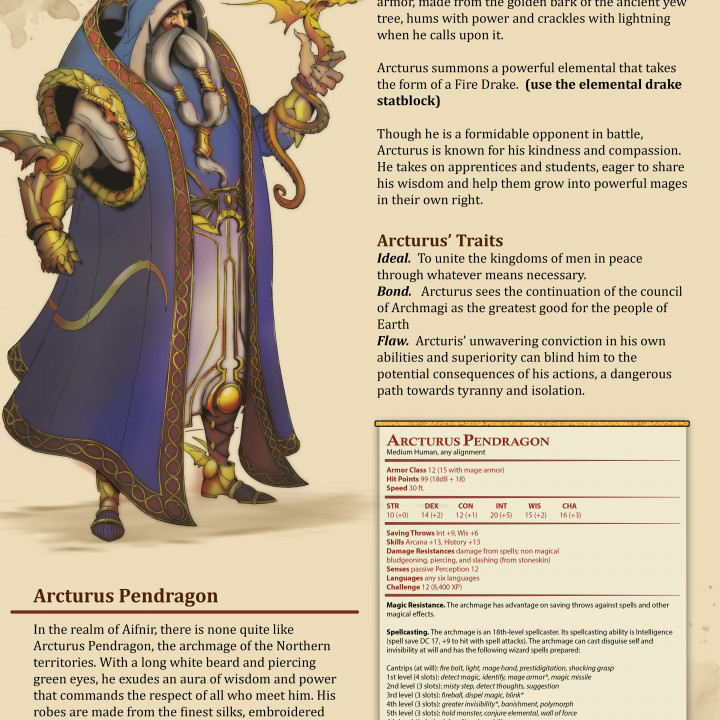 Arcturus Pendragon - Archmage image