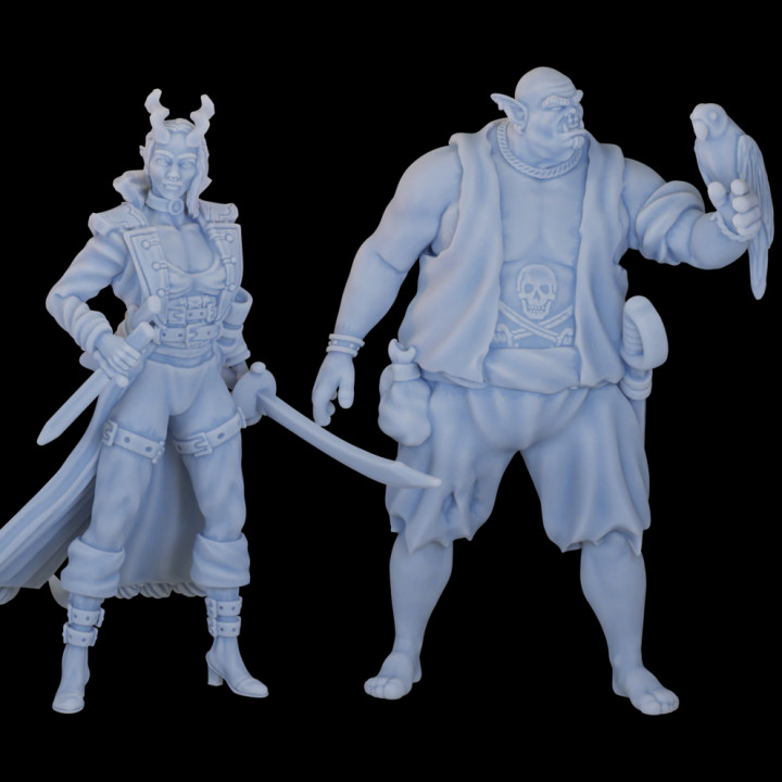 Pirate Officers Part 3 (2pcs) - Pirates and Swashbucklers Vol.II Kickstarter