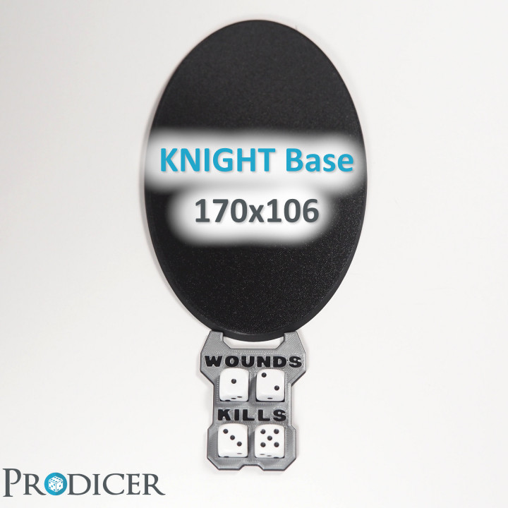 Chaos Knight Pro Token (Wounds & Kills) by PRODICER