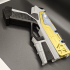Combatech EON pistol prop replica print image