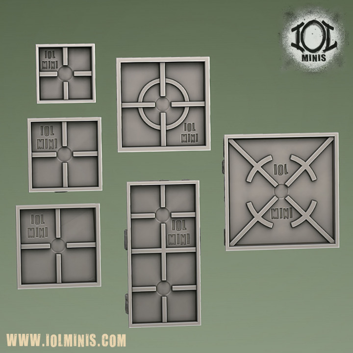 Flagstone Bases Collection ( Square bases) image