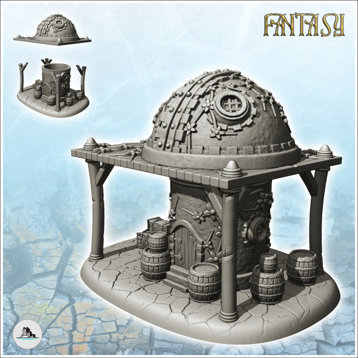 Fantasy sceneries pack No. 1 - Medieval Fantasy Magic Feudal Old Archaic Saga 28mm 15mm image