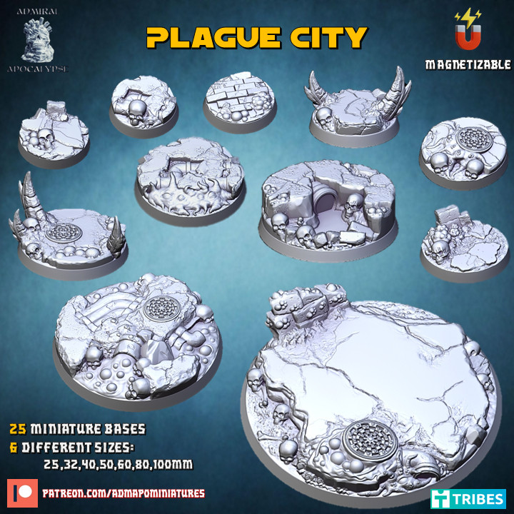 Plague City Bases (Pre-supported) image