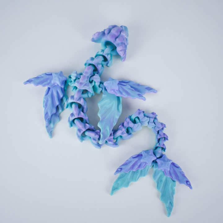 3D Printable Mizu: The water Dragon by Layersingreen