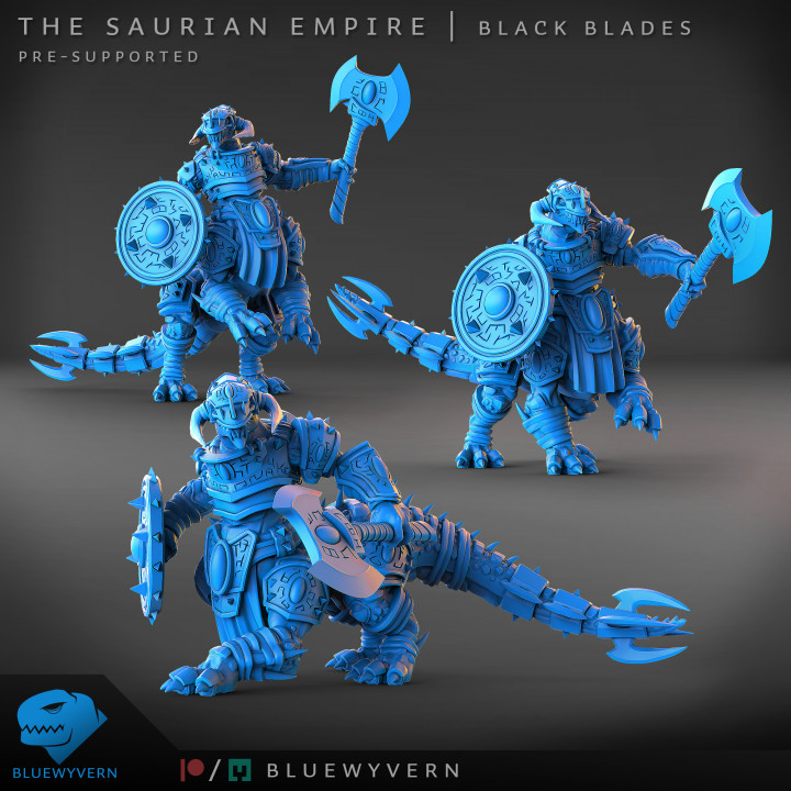 The Saurian Empire - Black Blades (Modular) image