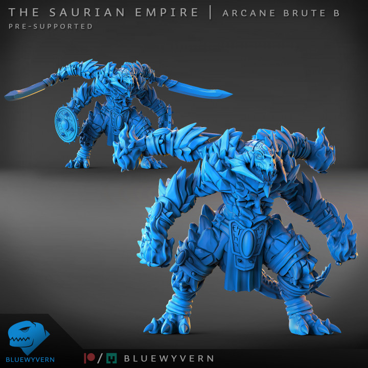 The Saurian Empire - Arcane Brute B (Modular) image