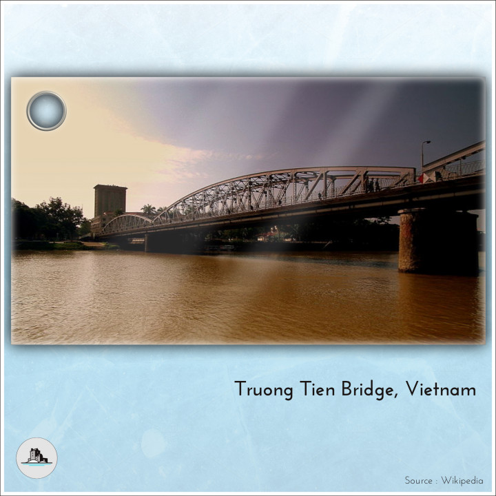 Truong Tien bridge (Hue, Vietnam) - Cold Era Modern Warfare Conflict World War 3 RPG  Post-apo image