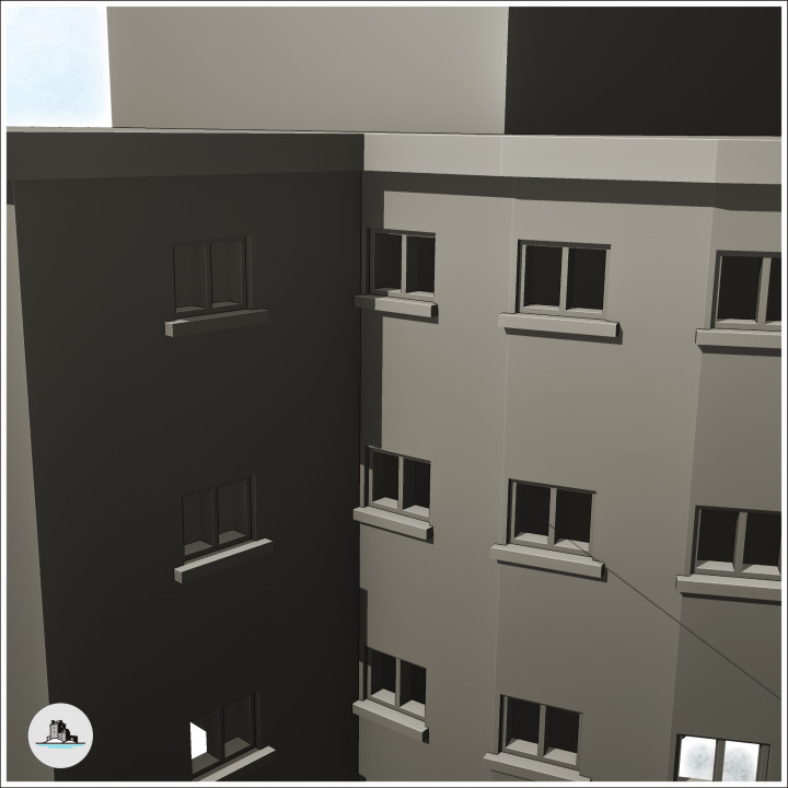 Hotel Campo Imperatore (Gran Sasso, Italy), escape of Mussolini - Modern WW2 WW1 World War Diaroma Wargaming RPG Mini Hobby