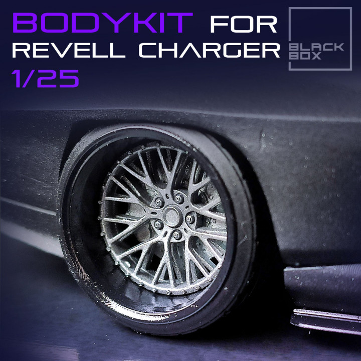 Bodykit FOR CHARGER 68 Revell 1-25th Modelkit image