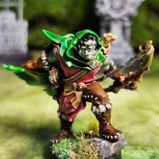 Half-Orc Male Ranger - RPG Hero Character D&D 5e - Titans of Adventure Set 19