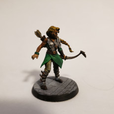 Picture of print of Human Female Fighter - RPG Hero Character D&D 5e - Titans of Adventure Set 27