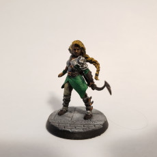 Picture of print of Human Female Fighter - RPG Hero Character D&D 5e - Titans of Adventure Set 27