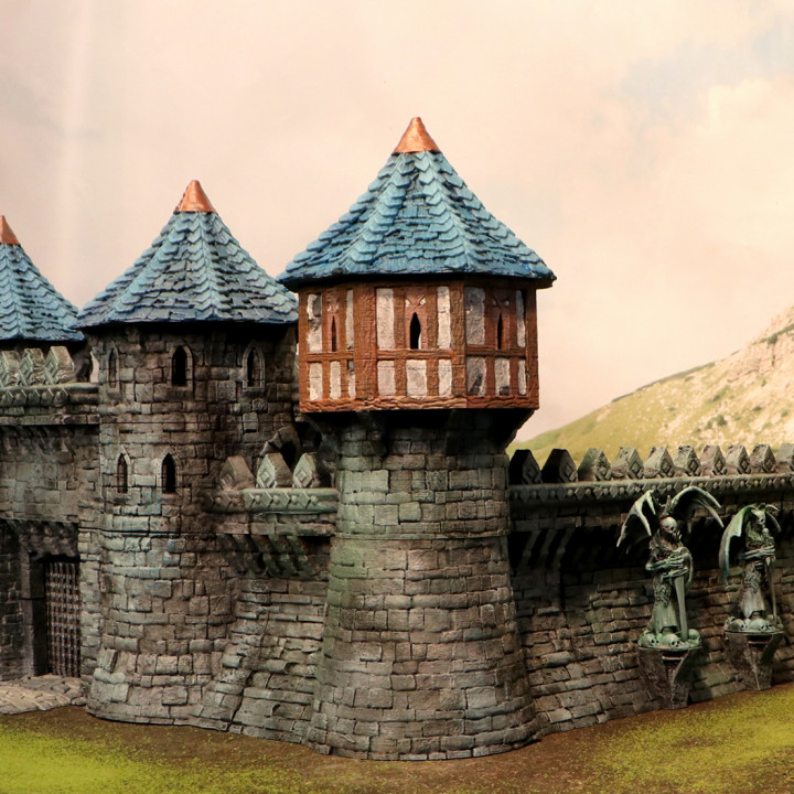 ARX RENOVATUR Part One: 28mm Citadel Gate, Walls, & Corner Towers image