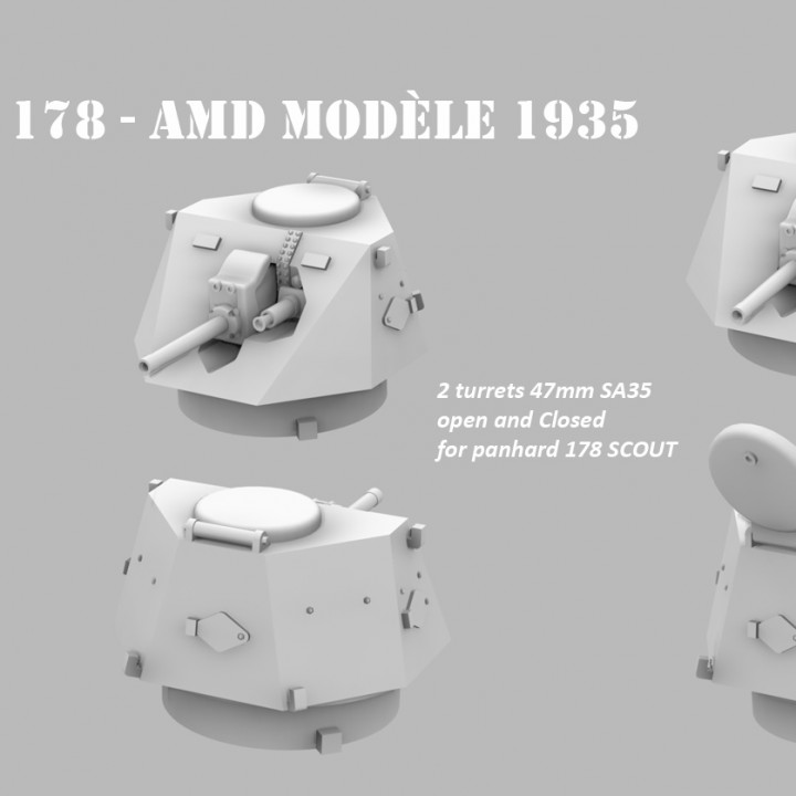 Panhard 178 - upgrade Renault turret 47mm SA35 image