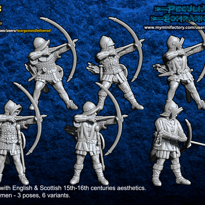 Anglo-Scots Longbowmen image