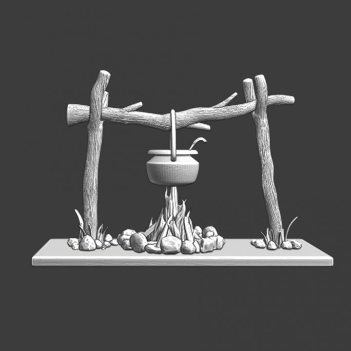 Medieval Campfire image