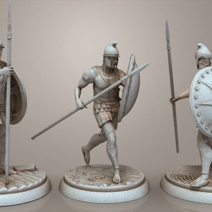 3 Carthaginian heavy Infantry -  Carthage