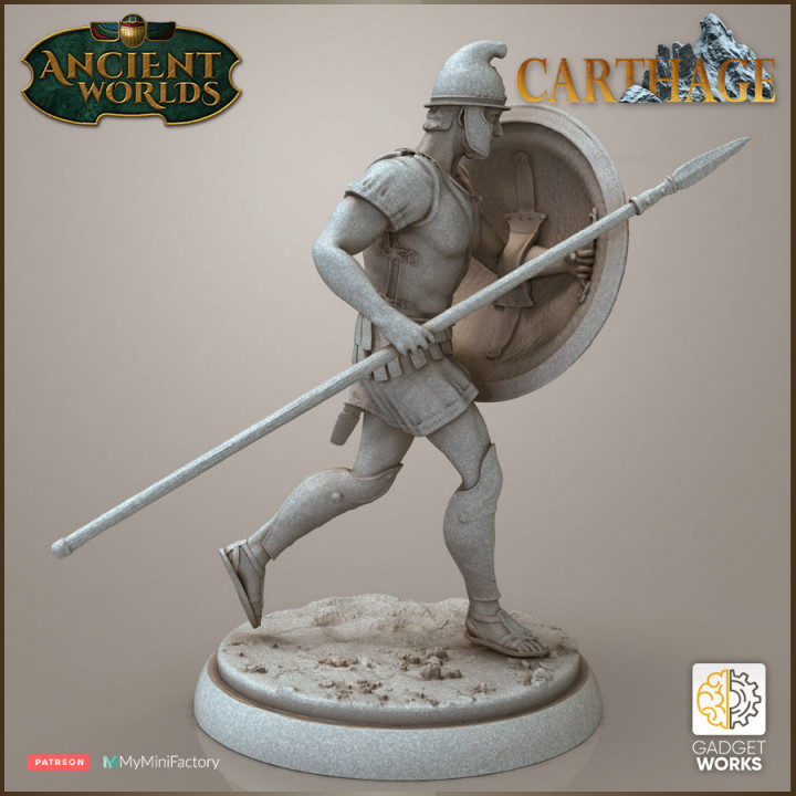 3 Carthaginian heavy Infantry -  Carthage image