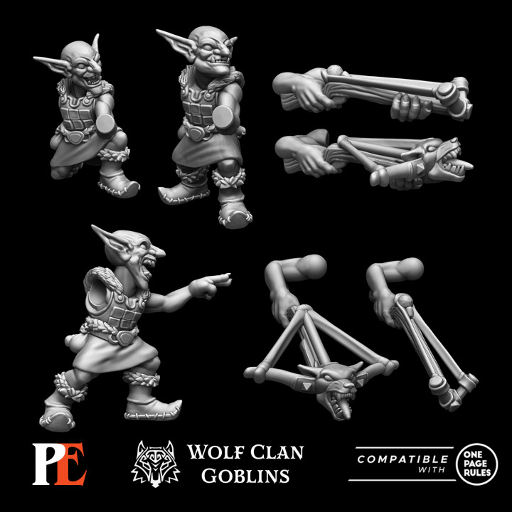 Shooters (crossbows & slingrifle) - Wolf Clan Goblins