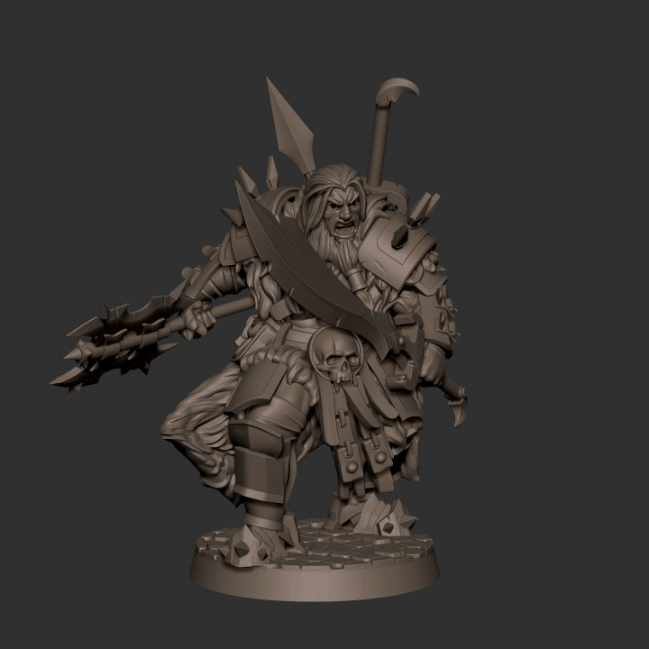 Hero Barbarian Male (Modular) (2 Versions) image