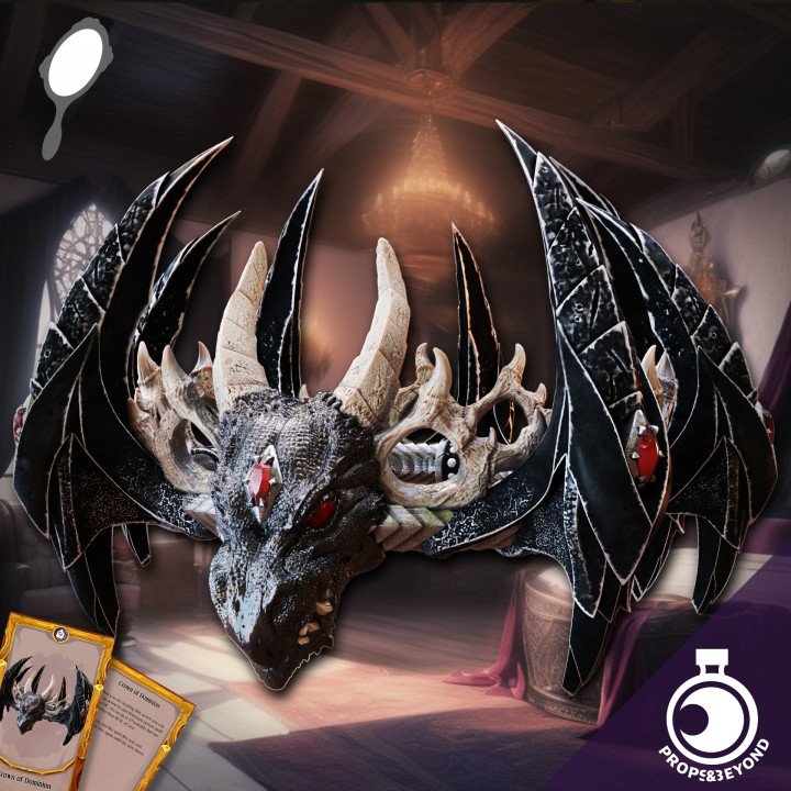 3D Printable Crown of Dominion by Props&Beyond