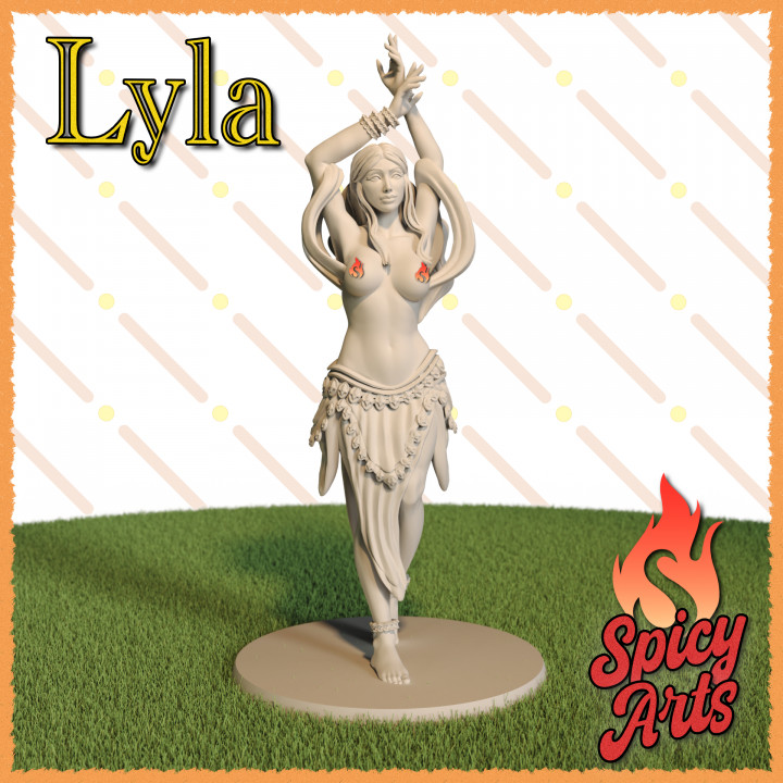 Lyla - (NSFW) Long Hair Dancing Pin-Up image