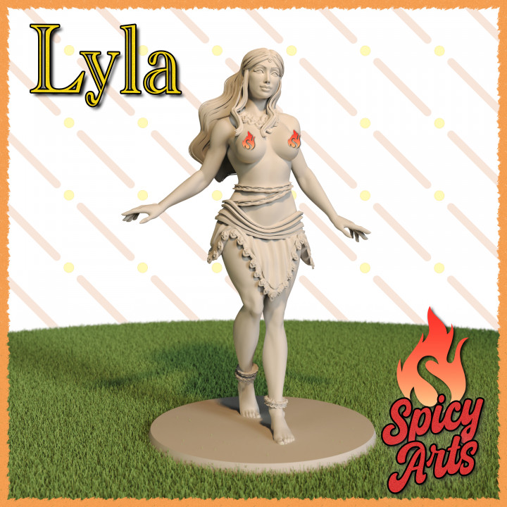 Lyla - (NSFW) Walking Long Hair Pin-Up image