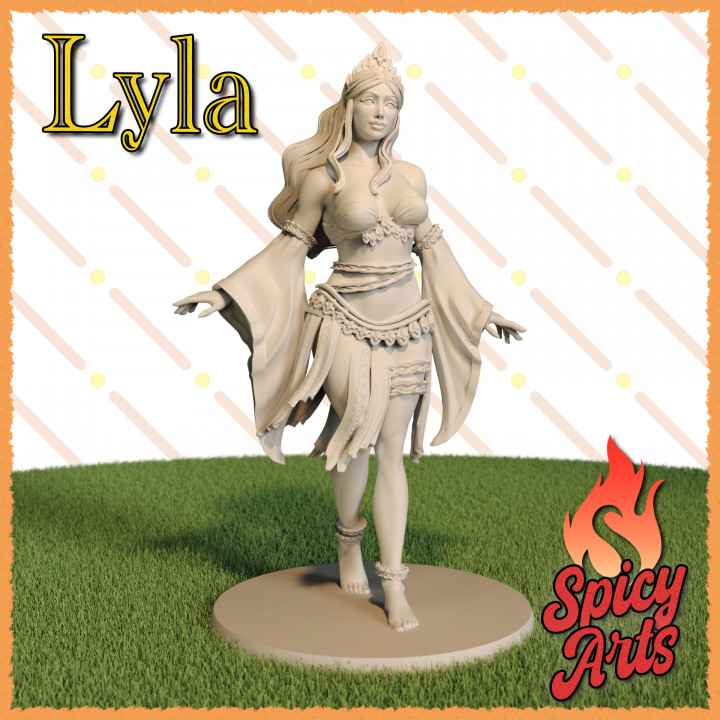 Lyla - (SFW) Walking Long Hair Pin-Up
