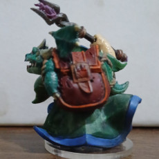 Picture of print of Abraham The Overlord [PRE-SUPPORTED] Sorcerer Wizard Dwarf