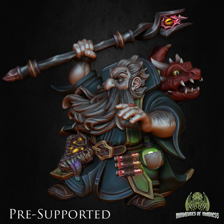 Abraham The Overlord [PRE-SUPPORTED] Sorcerer Wizard Dwarf image