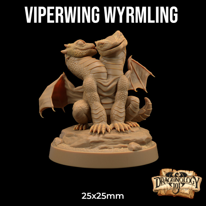 Viperwing Wyrmling | PRESUPPORTED | Dragonology 101 image
