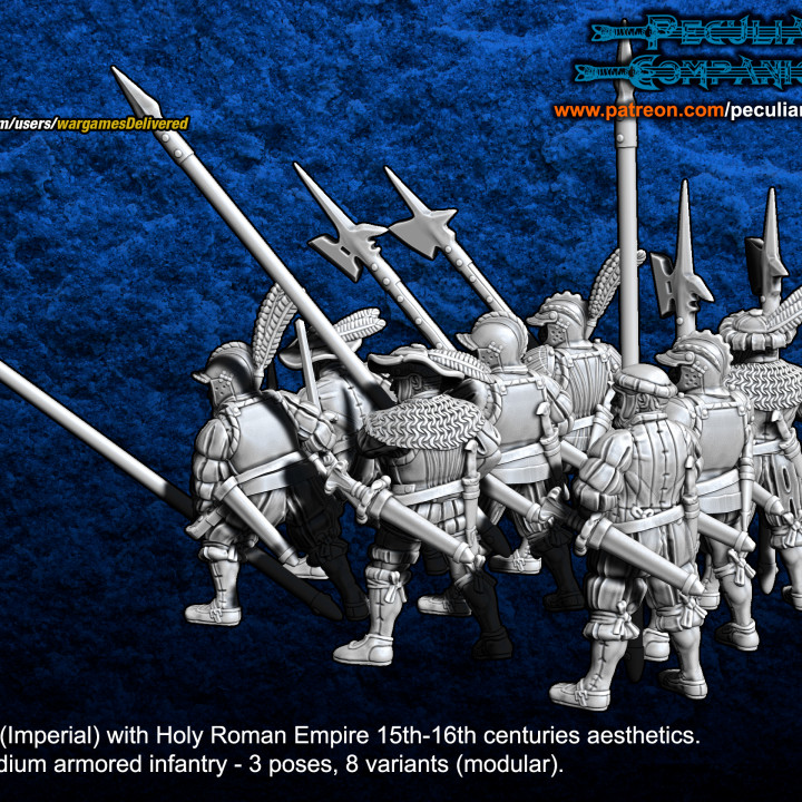 German Pikemen and Halberdiers image