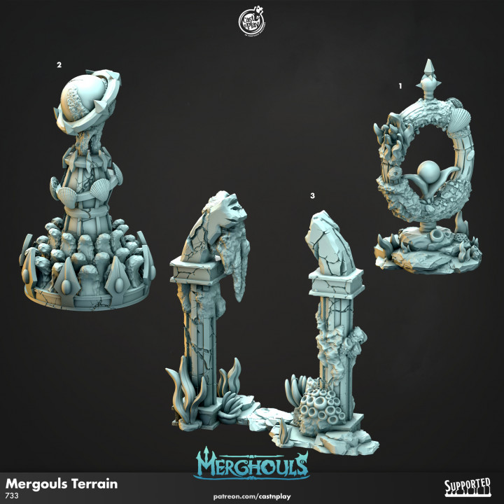 Merghouls Terrain (Pre-Supported) image
