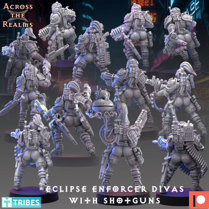 Eclipse Enforcer Divas with Shotguns image