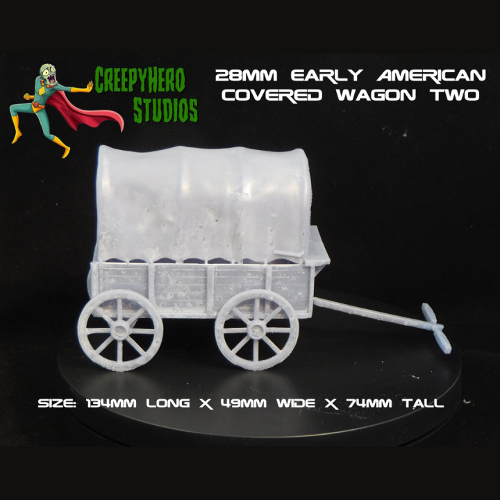 Early American Covered Wagon Two image